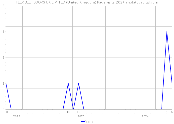 FLEXIBLE FLOORS UK LIMITED (United Kingdom) Page visits 2024 