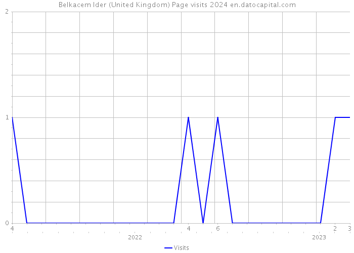 Belkacem Ider (United Kingdom) Page visits 2024 