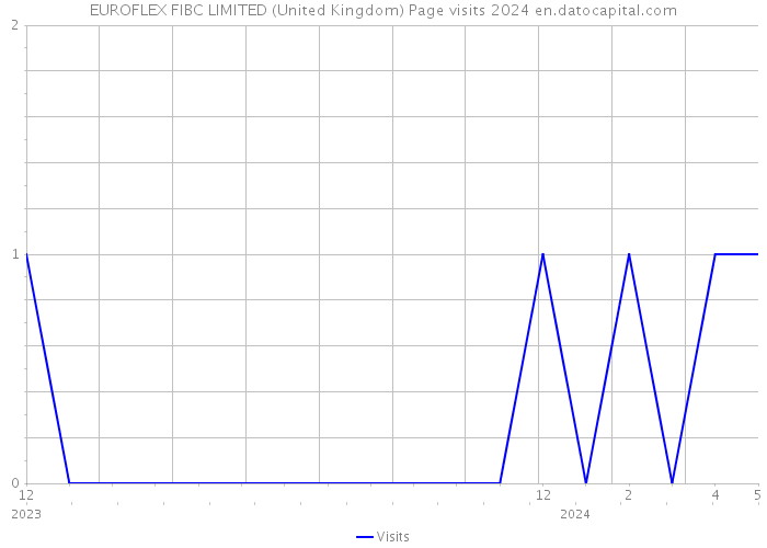 EUROFLEX FIBC LIMITED (United Kingdom) Page visits 2024 