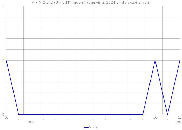 A P M 2 LTD (United Kingdom) Page visits 2024 