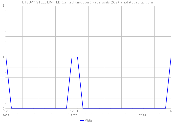 TETBURY STEEL LIMITED (United Kingdom) Page visits 2024 