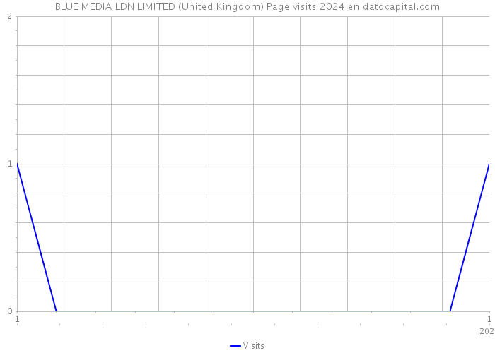 BLUE MEDIA LDN LIMITED (United Kingdom) Page visits 2024 
