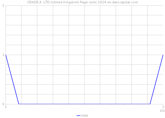 GRADE A+ LTD (United Kingdom) Page visits 2024 
