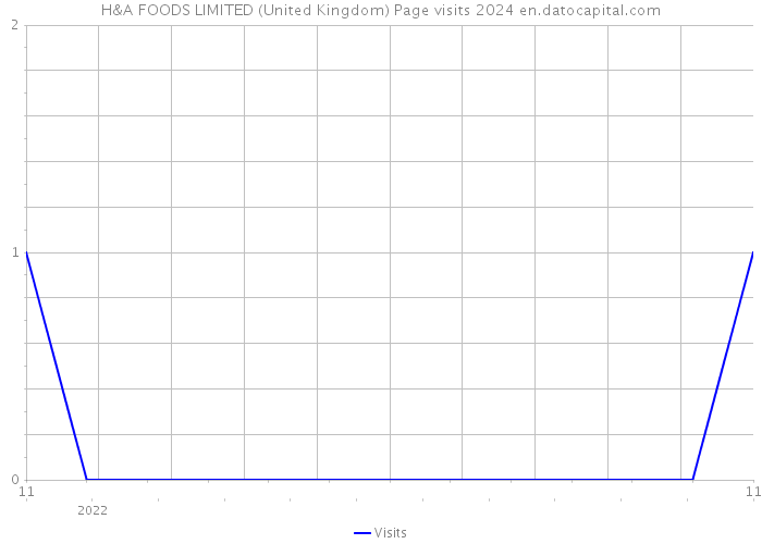 H&A FOODS LIMITED (United Kingdom) Page visits 2024 