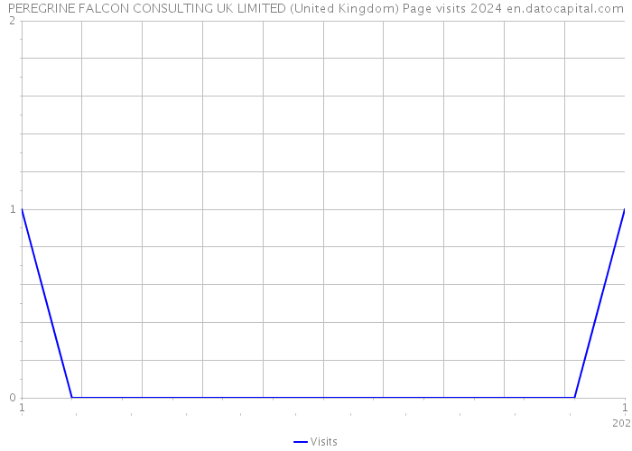 PEREGRINE FALCON CONSULTING UK LIMITED (United Kingdom) Page visits 2024 