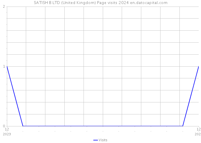 SATISH B LTD (United Kingdom) Page visits 2024 