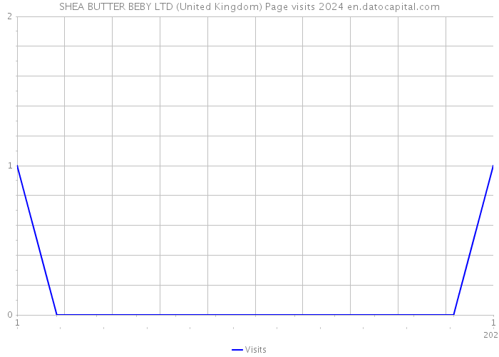 SHEA BUTTER BEBY LTD (United Kingdom) Page visits 2024 