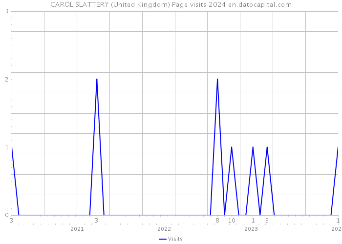 CAROL SLATTERY (United Kingdom) Page visits 2024 