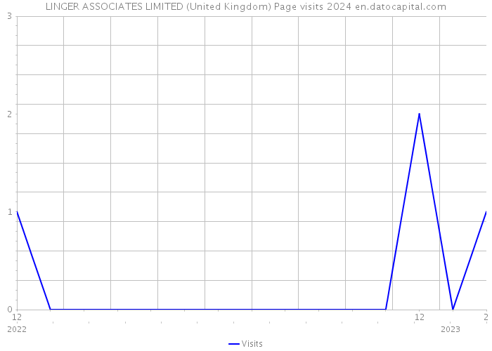 LINGER ASSOCIATES LIMITED (United Kingdom) Page visits 2024 