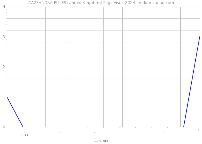 CASSANDRA ELLISS (United Kingdom) Page visits 2024 