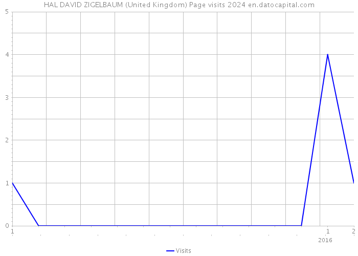 HAL DAVID ZIGELBAUM (United Kingdom) Page visits 2024 