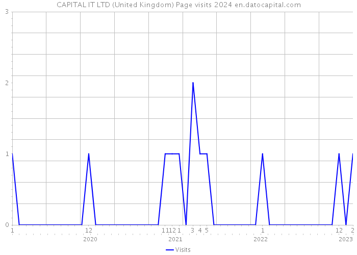 CAPITAL IT LTD (United Kingdom) Page visits 2024 