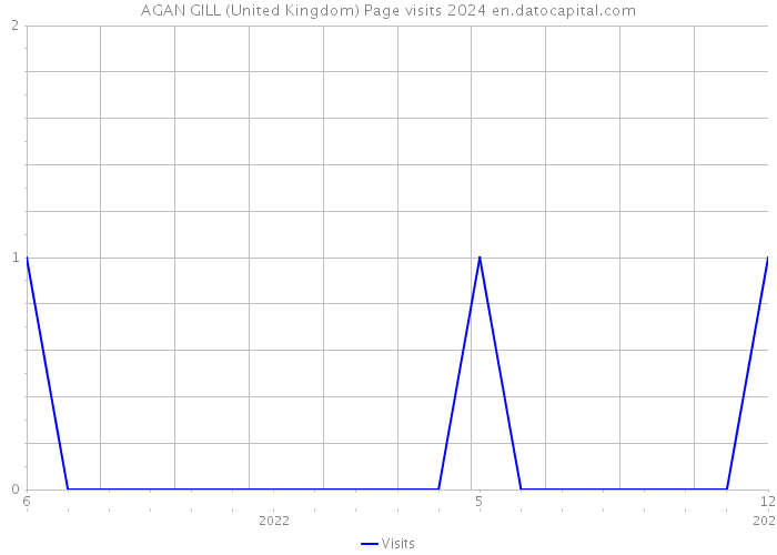 AGAN GILL (United Kingdom) Page visits 2024 