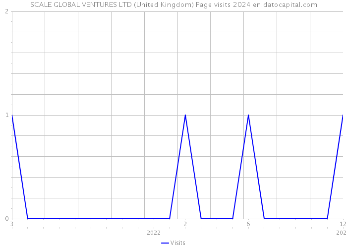 SCALE GLOBAL VENTURES LTD (United Kingdom) Page visits 2024 