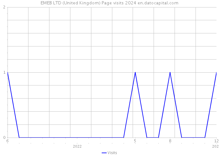 EMEB LTD (United Kingdom) Page visits 2024 