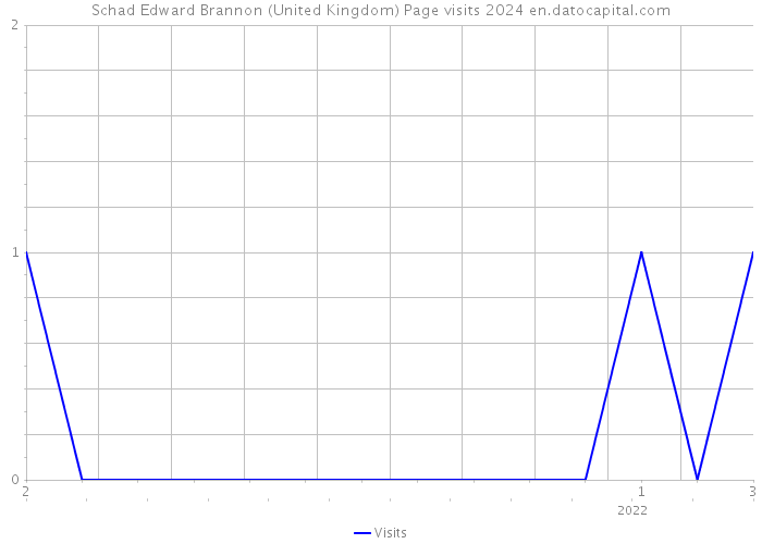 Schad Edward Brannon (United Kingdom) Page visits 2024 