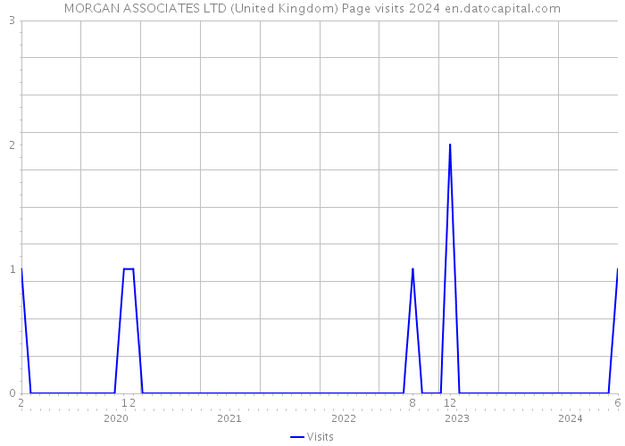 MORGAN ASSOCIATES LTD (United Kingdom) Page visits 2024 