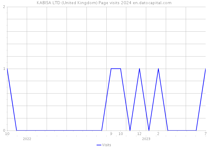 KABISA LTD (United Kingdom) Page visits 2024 
