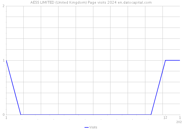 AESS LIMITED (United Kingdom) Page visits 2024 