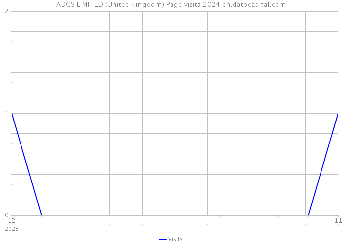 ADGS LIMITED (United Kingdom) Page visits 2024 