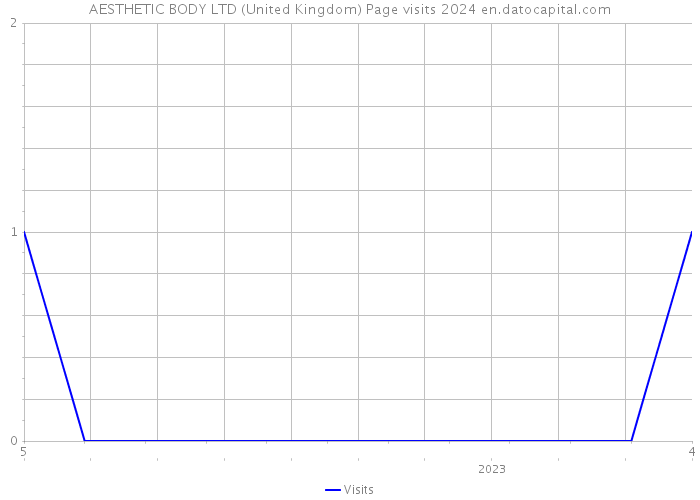AESTHETIC BODY LTD (United Kingdom) Page visits 2024 
