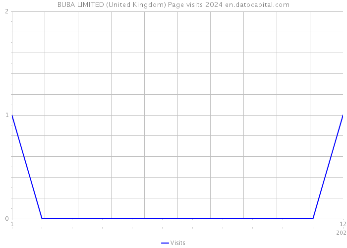BUBA LIMITED (United Kingdom) Page visits 2024 