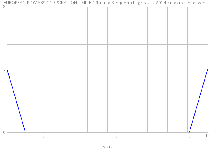 EUROPEAN BIOMASS CORPORATION LIMITED (United Kingdom) Page visits 2024 
