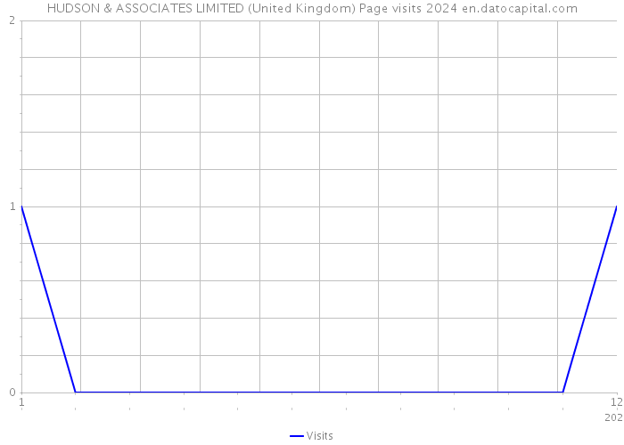 HUDSON & ASSOCIATES LIMITED (United Kingdom) Page visits 2024 