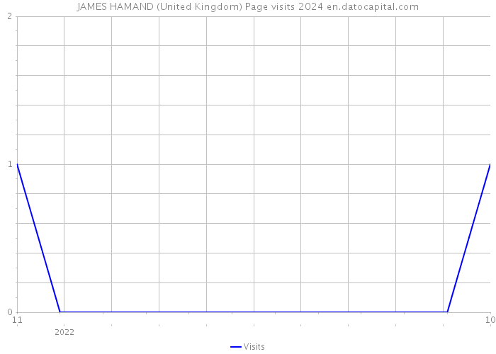 JAMES HAMAND (United Kingdom) Page visits 2024 