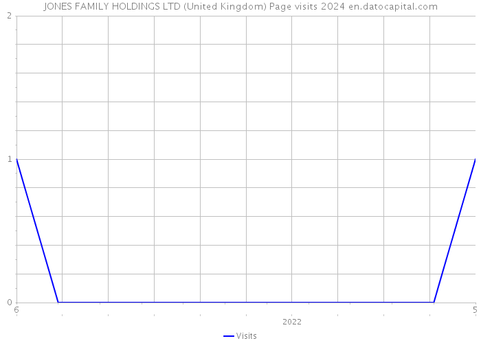 JONES FAMILY HOLDINGS LTD (United Kingdom) Page visits 2024 