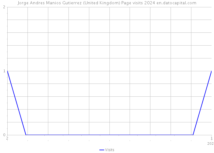 Jorge Andres Manios Gutierrez (United Kingdom) Page visits 2024 
