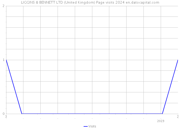 LIGGINS & BENNETT LTD (United Kingdom) Page visits 2024 