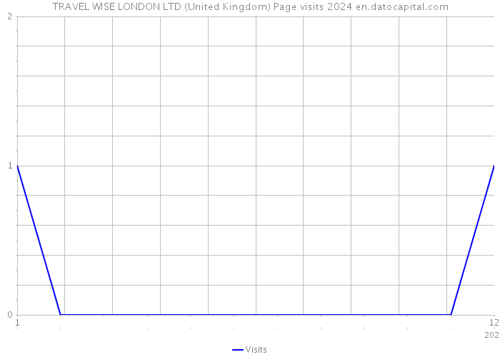 TRAVEL WISE LONDON LTD (United Kingdom) Page visits 2024 