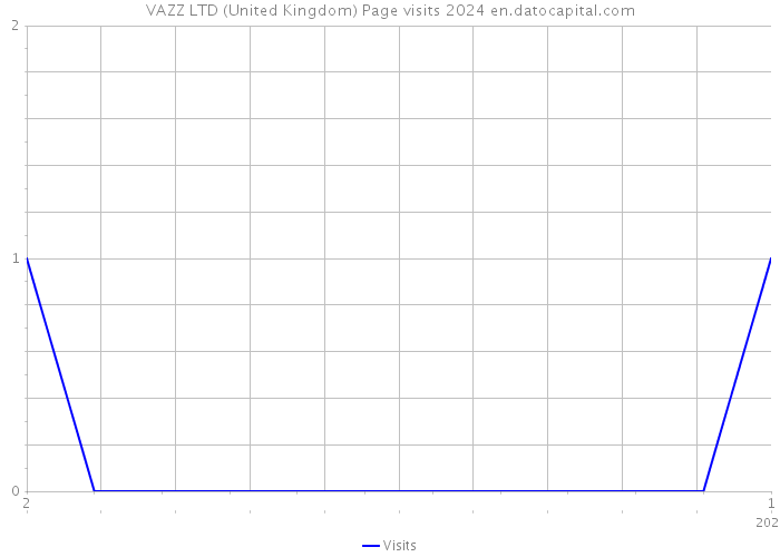 VAZZ LTD (United Kingdom) Page visits 2024 