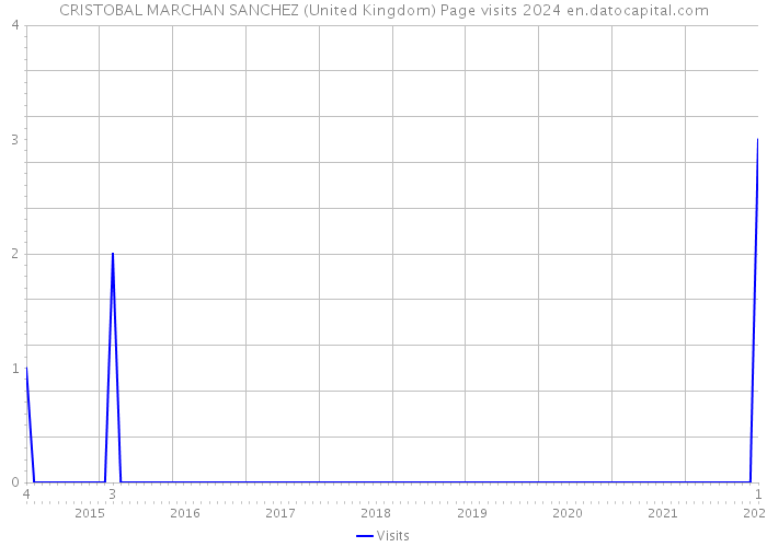 CRISTOBAL MARCHAN SANCHEZ (United Kingdom) Page visits 2024 
