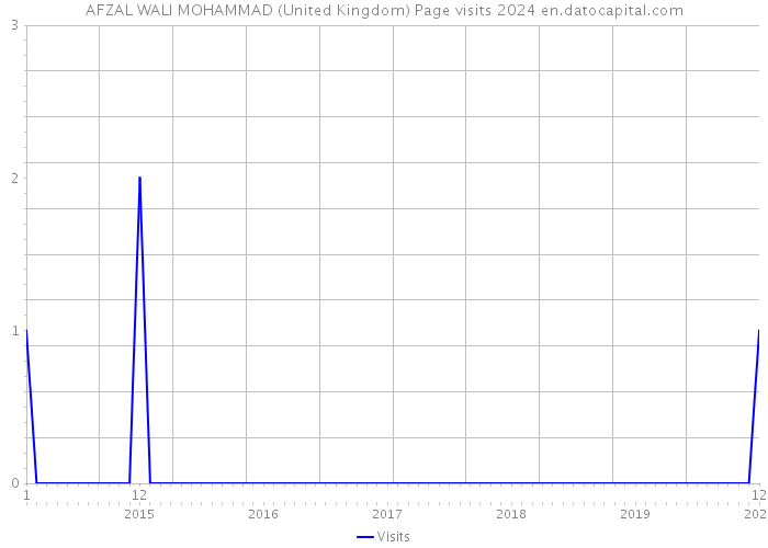 AFZAL WALI MOHAMMAD (United Kingdom) Page visits 2024 