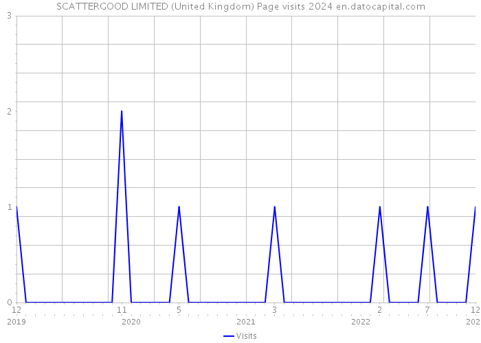 SCATTERGOOD LIMITED (United Kingdom) Page visits 2024 