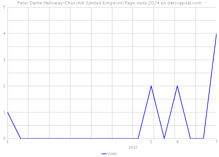 Peter Dante Halloway-Churchill (United Kingdom) Page visits 2024 