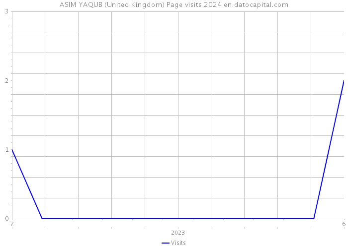 ASIM YAQUB (United Kingdom) Page visits 2024 
