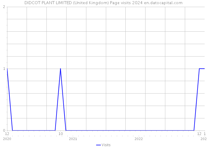 DIDCOT PLANT LIMITED (United Kingdom) Page visits 2024 