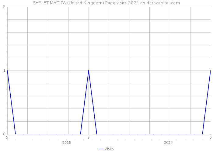 SHYLET MATIZA (United Kingdom) Page visits 2024 