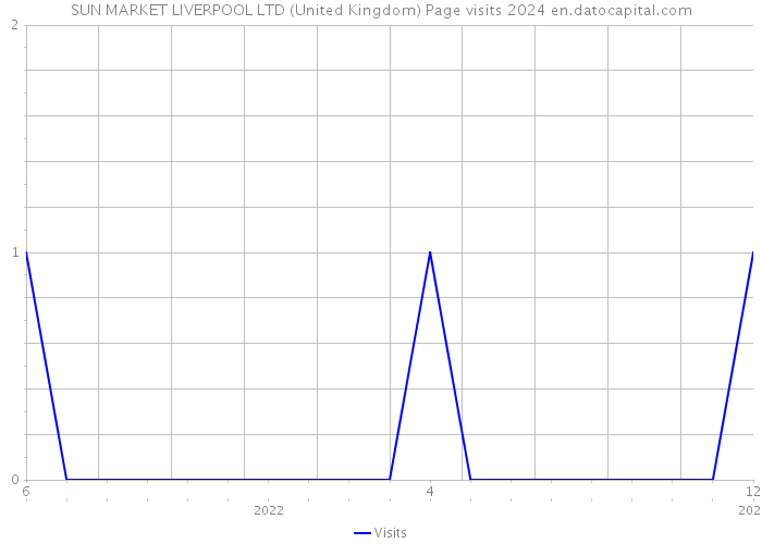 SUN MARKET LIVERPOOL LTD (United Kingdom) Page visits 2024 