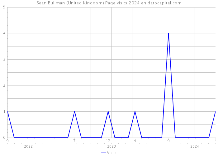 Sean Bullman (United Kingdom) Page visits 2024 