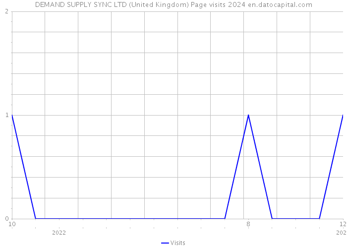 DEMAND SUPPLY SYNC LTD (United Kingdom) Page visits 2024 