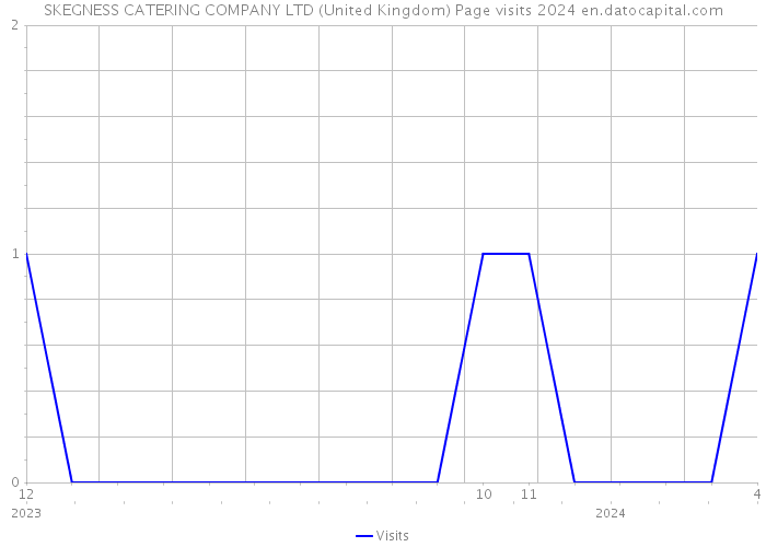 SKEGNESS CATERING COMPANY LTD (United Kingdom) Page visits 2024 