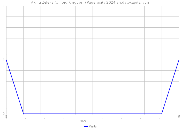 Aklilu Zeleke (United Kingdom) Page visits 2024 