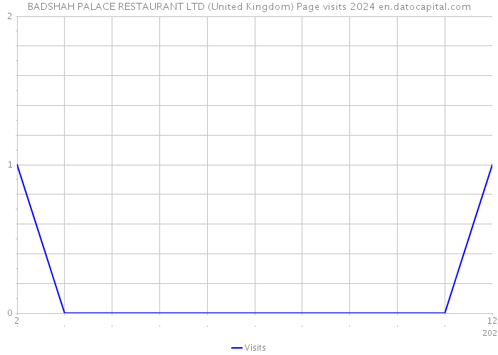 BADSHAH PALACE RESTAURANT LTD (United Kingdom) Page visits 2024 