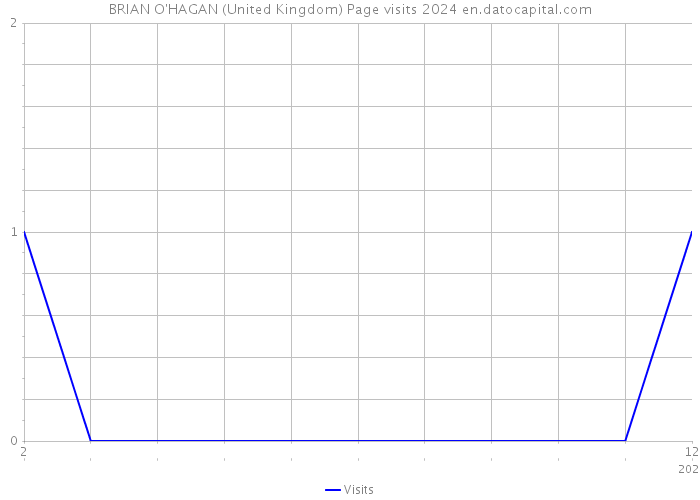 BRIAN O'HAGAN (United Kingdom) Page visits 2024 