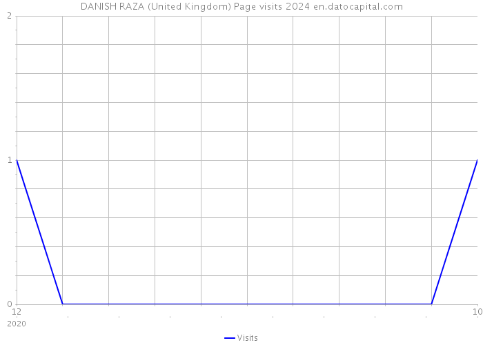 DANISH RAZA (United Kingdom) Page visits 2024 