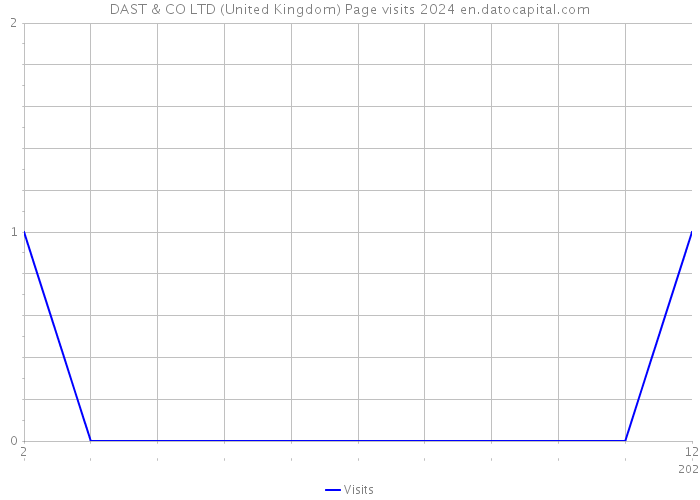 DAST & CO LTD (United Kingdom) Page visits 2024 
